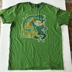 Lucky Charms Junk Food TShirt Leprechaun Cereal St Patrick’s